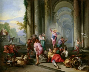 Christus vertreibt die Händler aus dem Tempel, ca. 1720-30